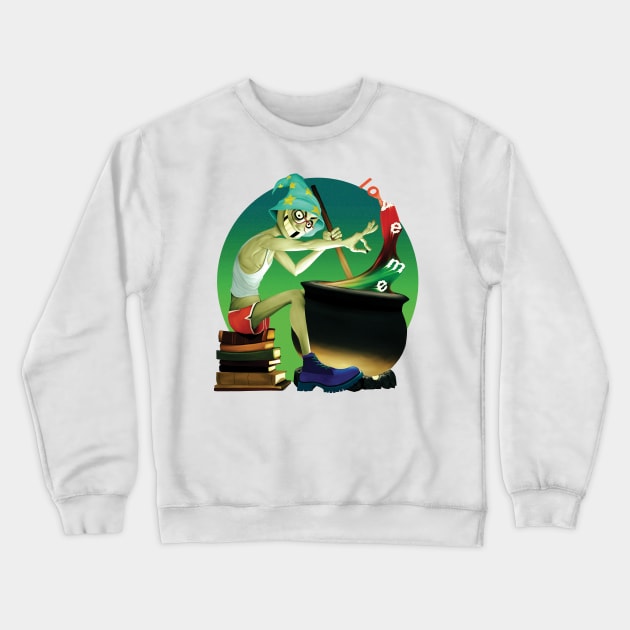 I put spell on you Crewneck Sweatshirt by dhodosinaga